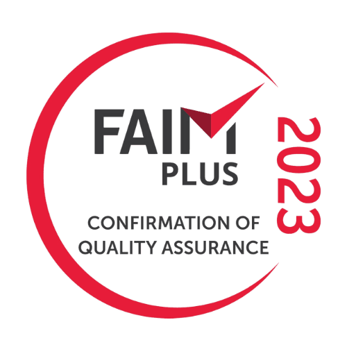FAIM Plus 2023 logo